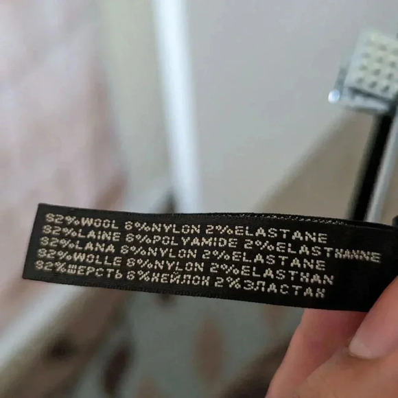 Ralph Lauren Black Label Women's Size 6 Wool Blend Dress Pants Taupe St Wide Leg - Picture 7 of 12